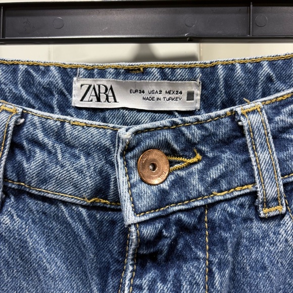 Zara high waisted Cargo Jeans - Picture 3 of 6